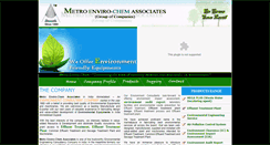 Desktop Screenshot of metroenvirochem.com