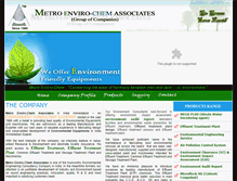 Tablet Screenshot of metroenvirochem.com